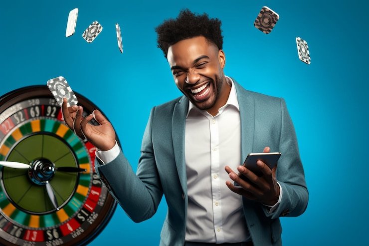 Pengguna mobile membaca ketentuan hadiah